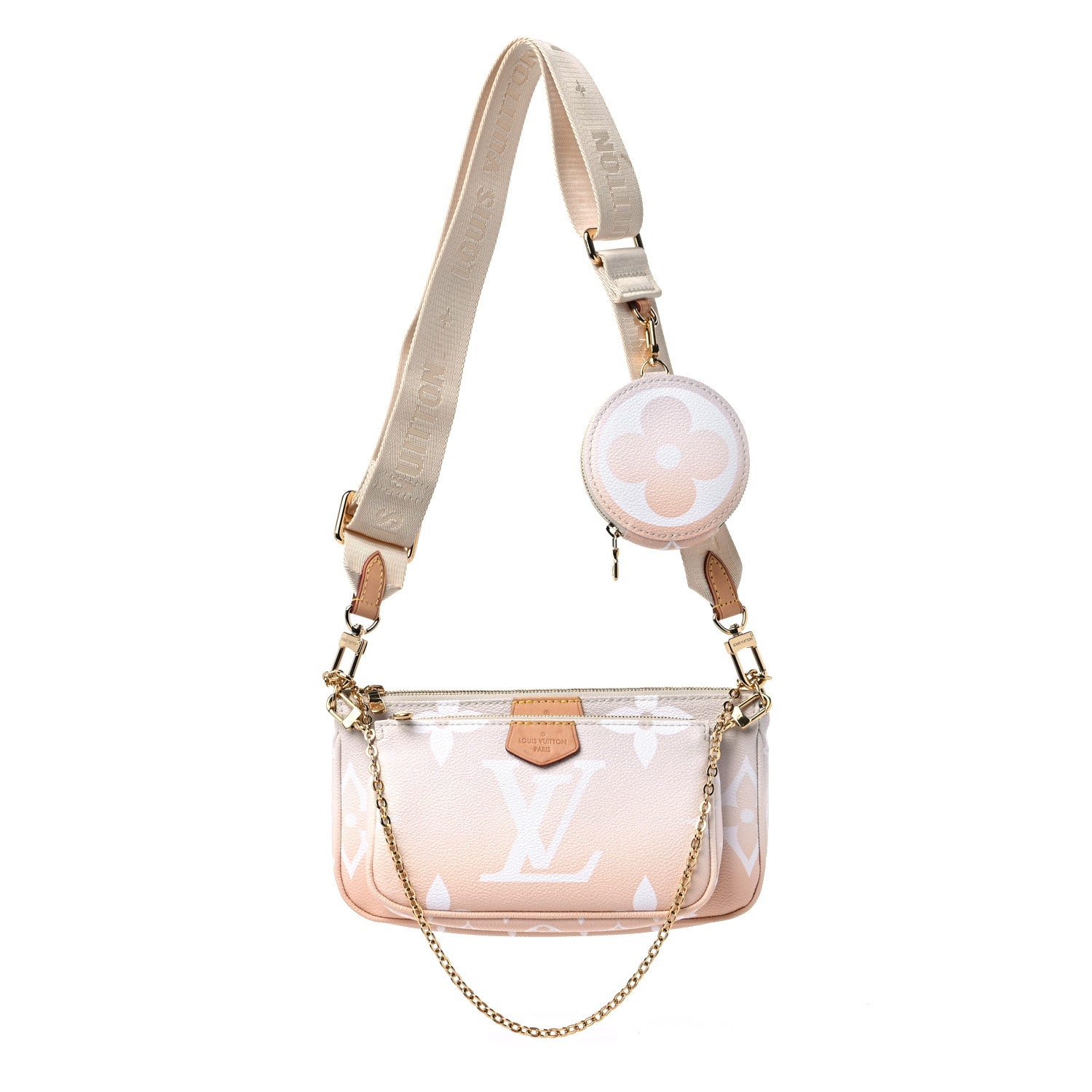 Louis Vuitton Monogram Giant By The Pool Multi Pochette Accessories Brume 1 of 14