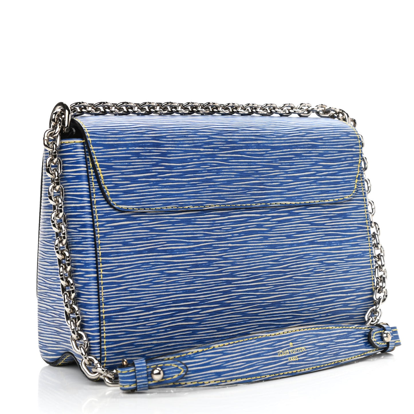 Epi Twist Shoulder Bag MM Denim Light