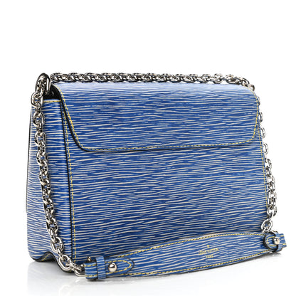 Louis Vuitton Epi Twist Shoulder Bag MM Denim Light 3 of 10