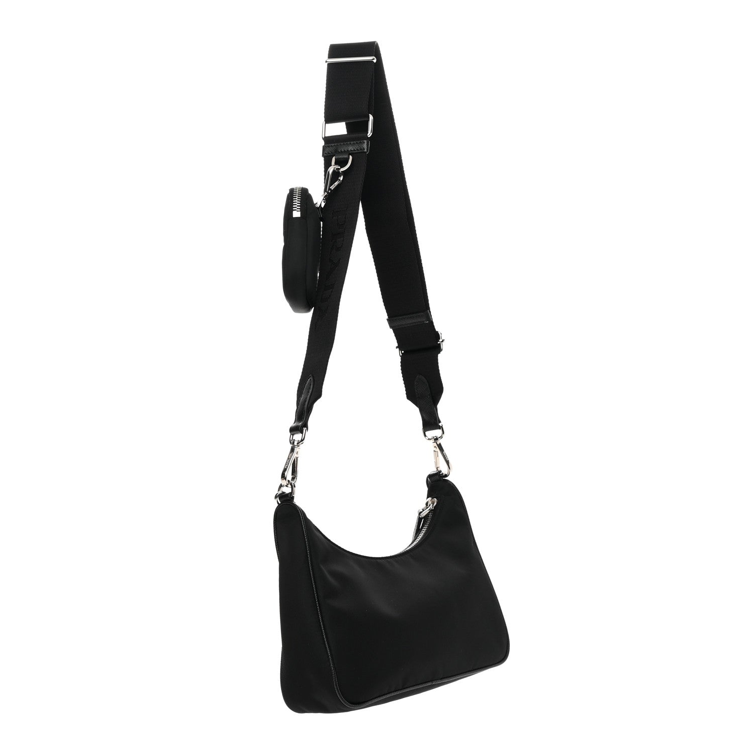 Prada Nylon Re-Edition 2005 Shoulder Bag Black 3 of 13
