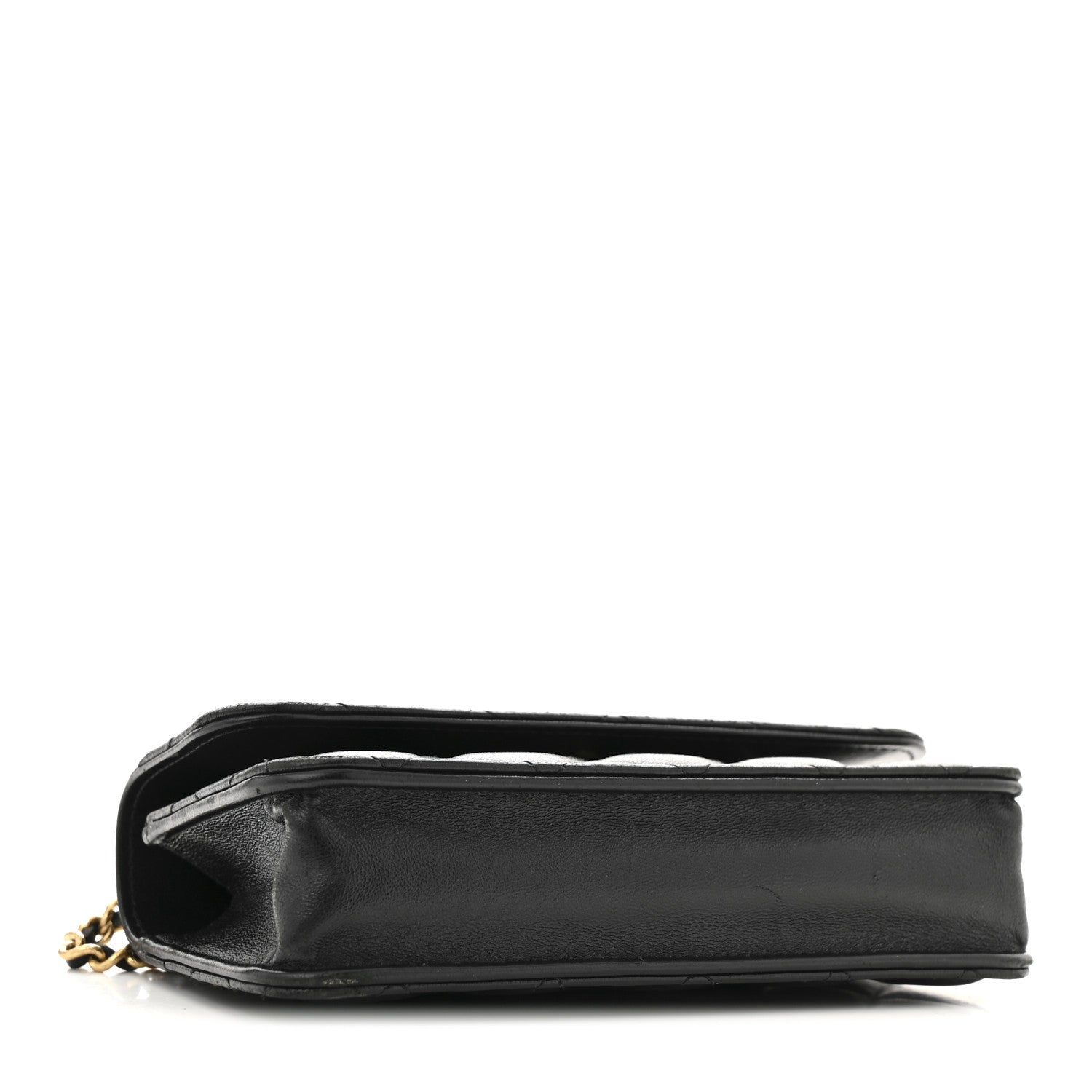 Chanel Lambskin Quilted Dynasty Flap Phone Holder With Chain Black 4 of 12