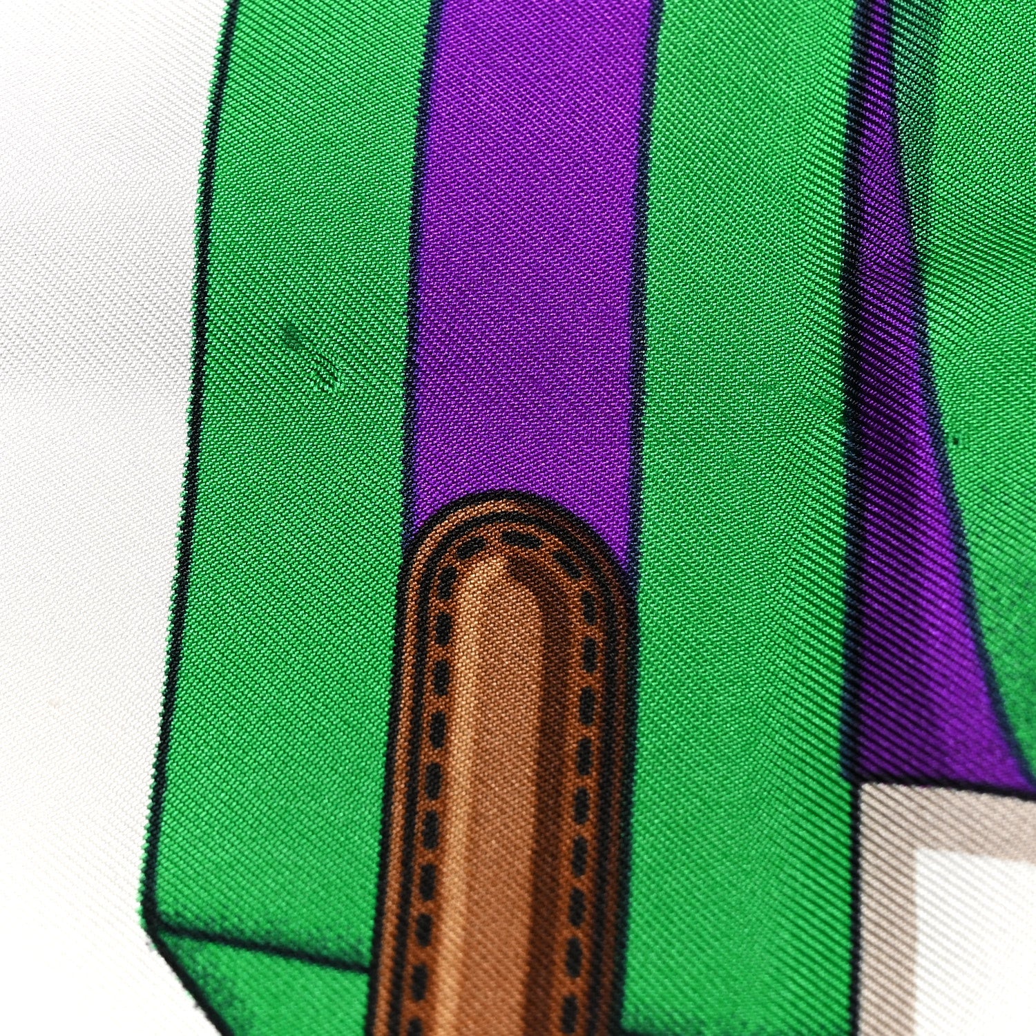 Hermes Silk Les Sangles Scarf 90 5 of 5