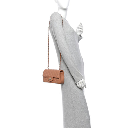 Chanel Lambskin Quilted Mini Rectangular Flap Brown 2 of 10