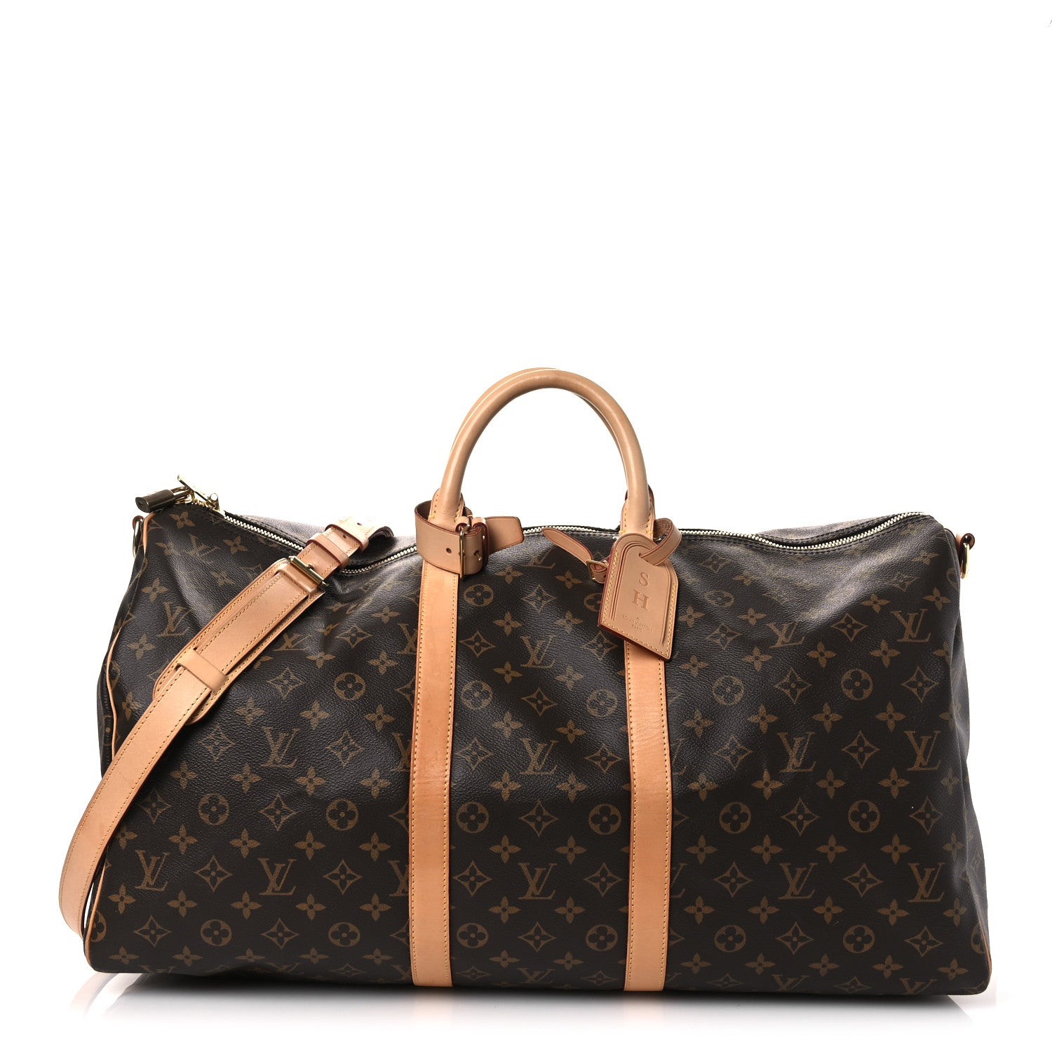 Louis Vuitton Monogram Keepall Bandouliere 55 1 of 13