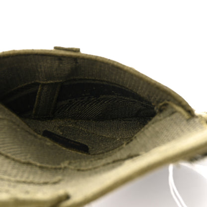 Christian Dior Canvas Embroidered Camouflage Saddle Belt Bag Green 5 of 9