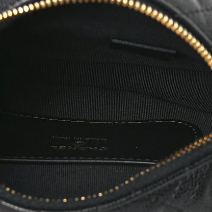 Chanel Caviar Quilted Polly Pocket Pouch Hobo Black 5 of 12