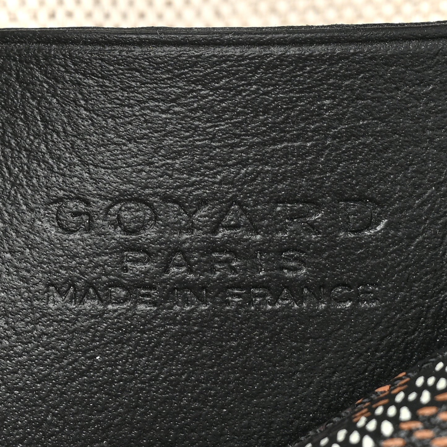 Goyardine Plumet Wallet Clutch Black