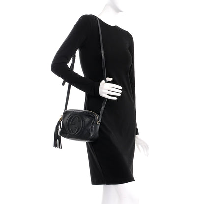 Gucci Pebbled Calfskin Small Soho Disco Bag Black 2 of 11