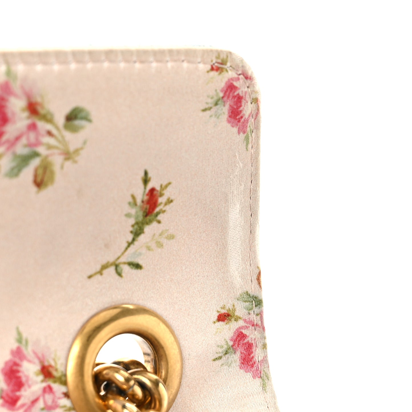 Denim Matelasse Mini Pearly GG Marmont Shoulder Bag Blue