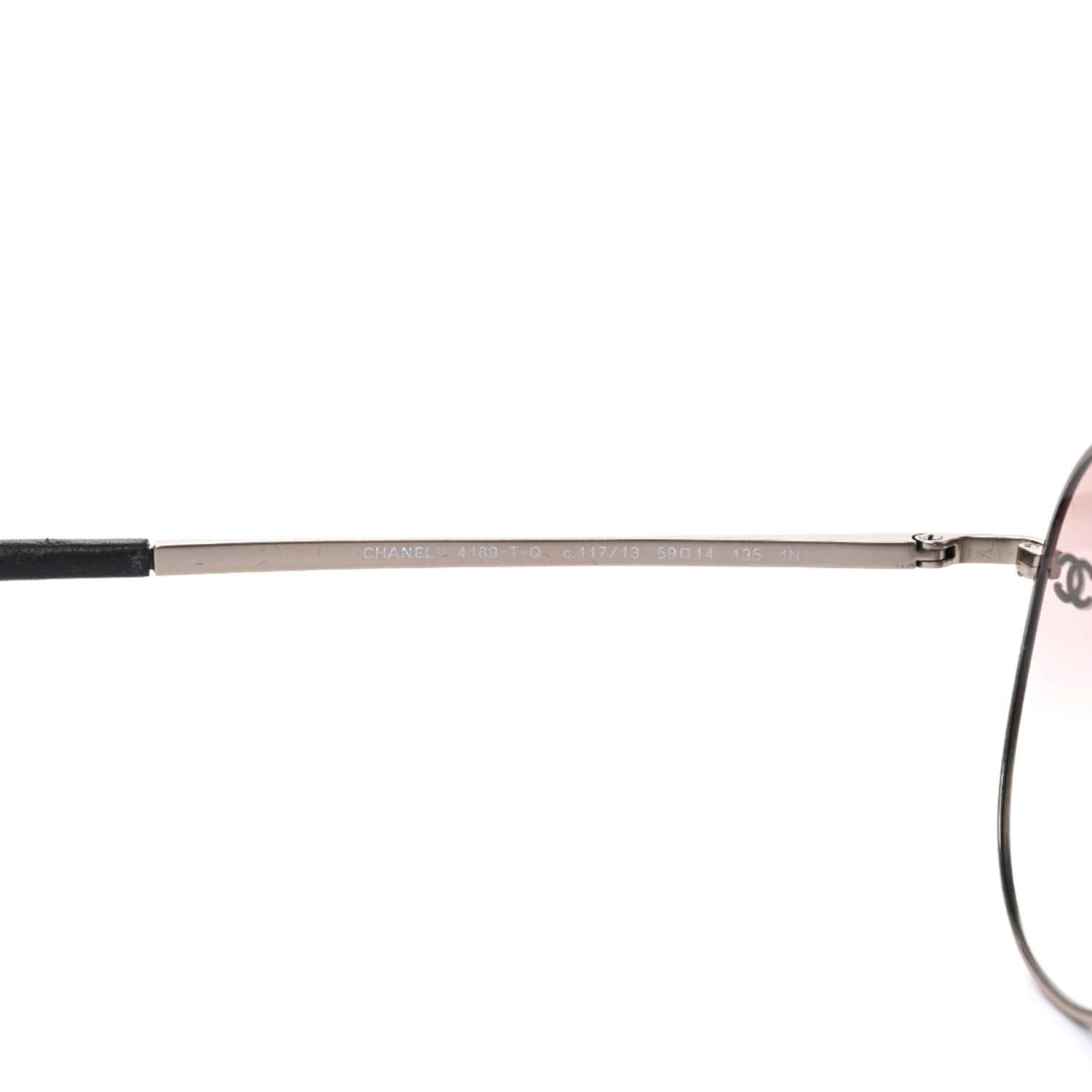 Chanel CC Aviator Sunglasses 4189-T-Q Pink 5 of 8