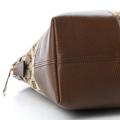 Gucci Monogram Medium Bree Shoulder Bag Beige Tabacco 8 of 9