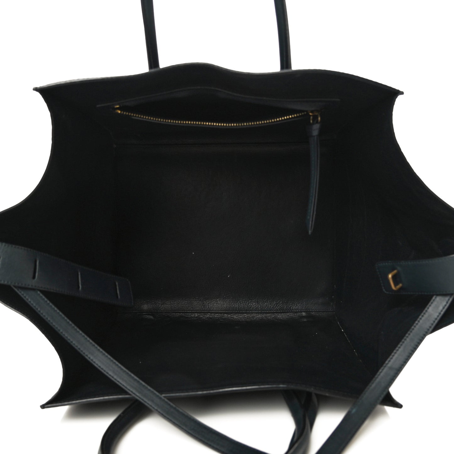 Crocodile Embossed Calfskin Medium Phantom Luggage Navy Blue