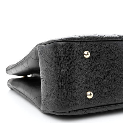 Chanel Caviar Quilted Large Shopping Tote Black 9 of 11