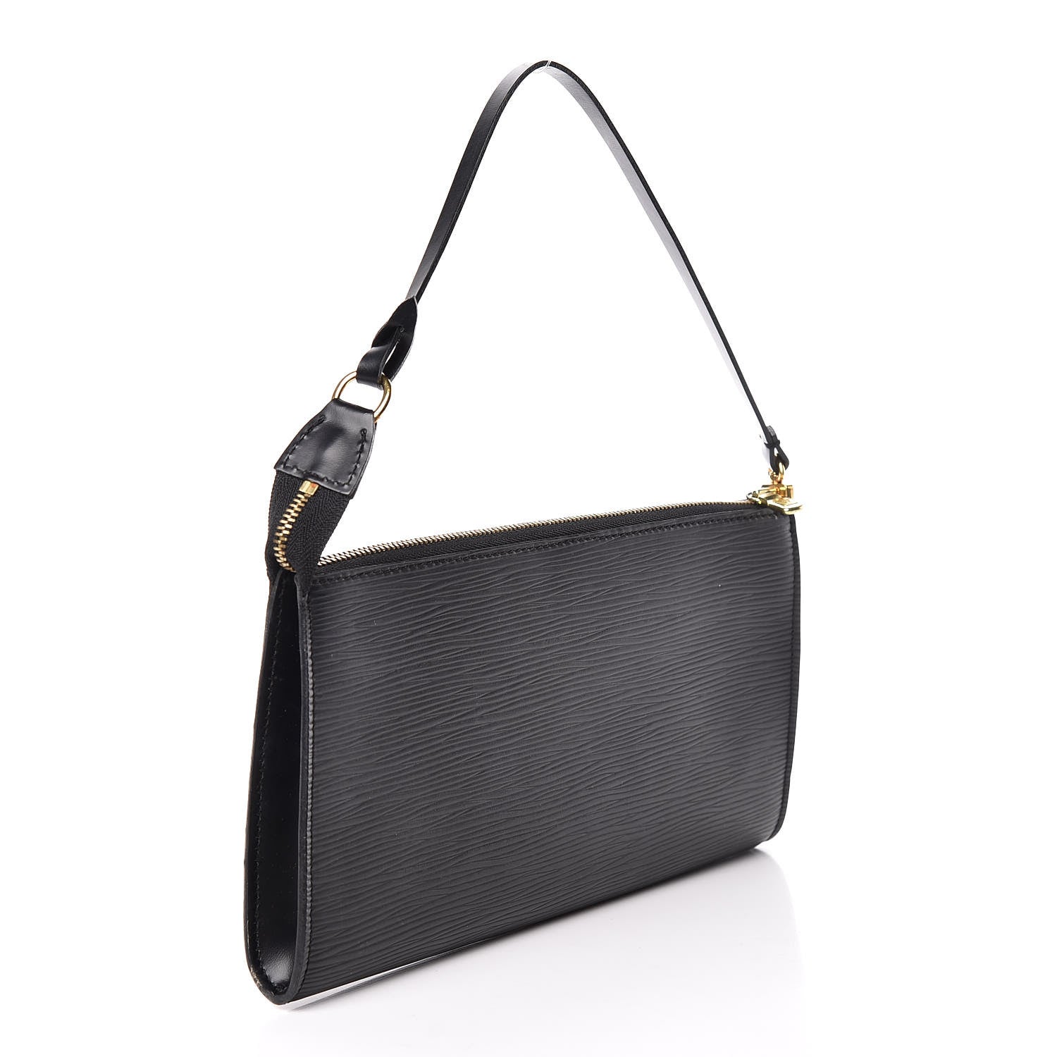 Louis Vuitton Epi Pochette Accessories 24 Black 3 of 11