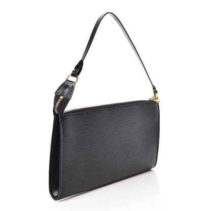 Louis Vuitton Epi Pochette Accessories 24 Black 3 of 11