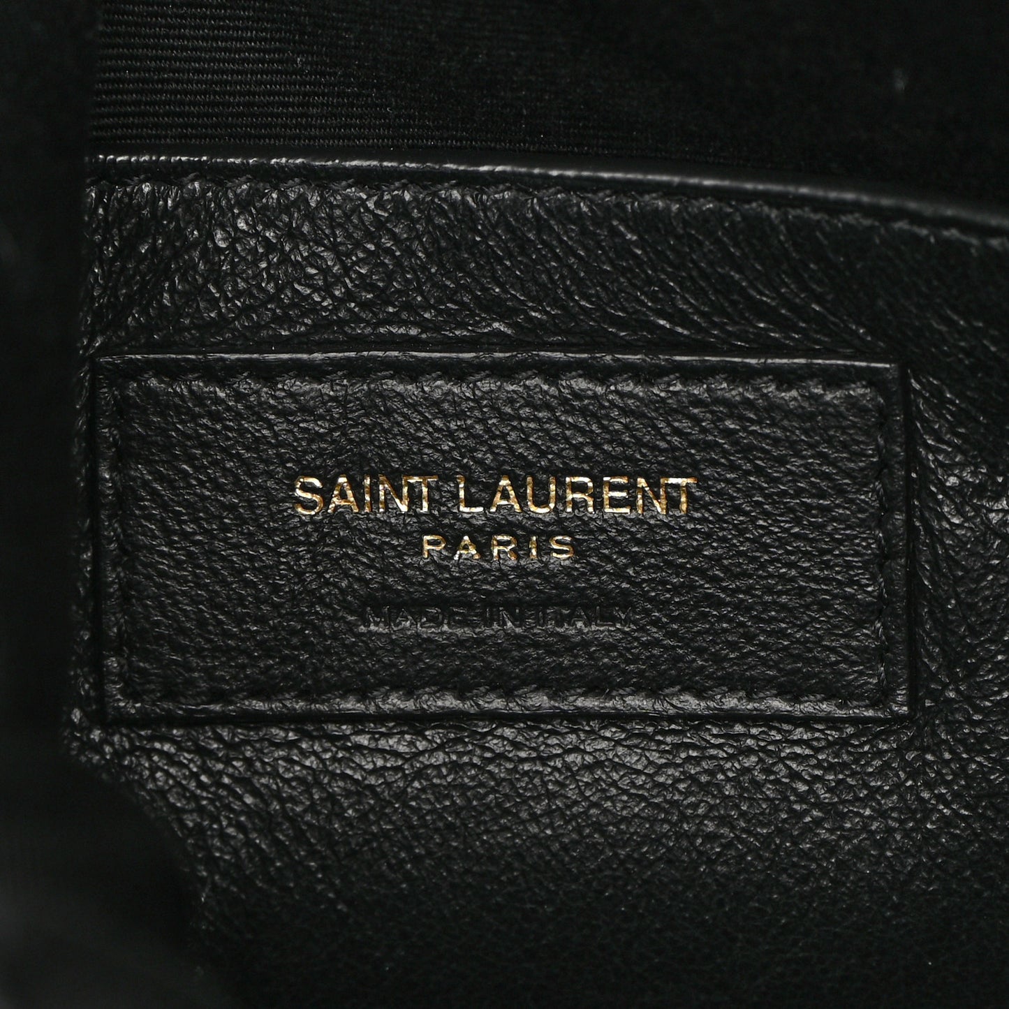Lambskin Quilted Small Emmanuelle Bucket Bag Black