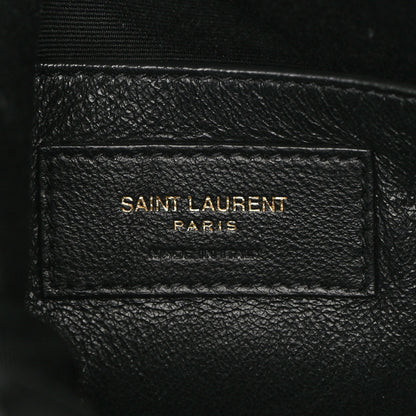 Saint Laurent Lambskin Quilted Small Emmanuelle Bucket Bag Black 6 of 10