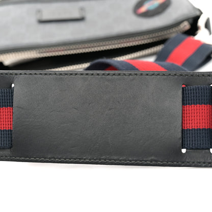 Gucci GG Supreme Monogram Night Courrier Flat Messenger Bag Black Multicolor 18 of 18