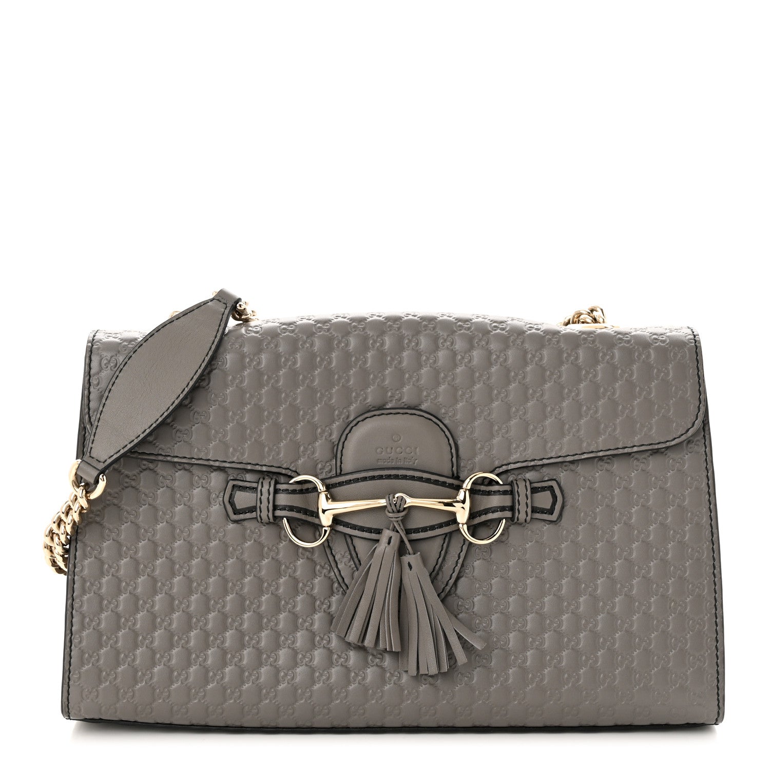Gucci Soft Microguccissima Medium Emily Chain Shoulder Bag Loess 1 of 10