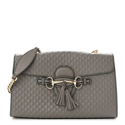 Gucci Soft Microguccissima Medium Emily Chain Shoulder Bag Loess 1 of 10