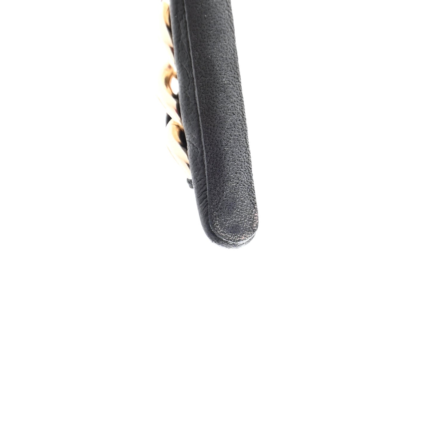 Chanel Metal Lambskin CC Turnlock Chain Headband Gold Black 7 of 7