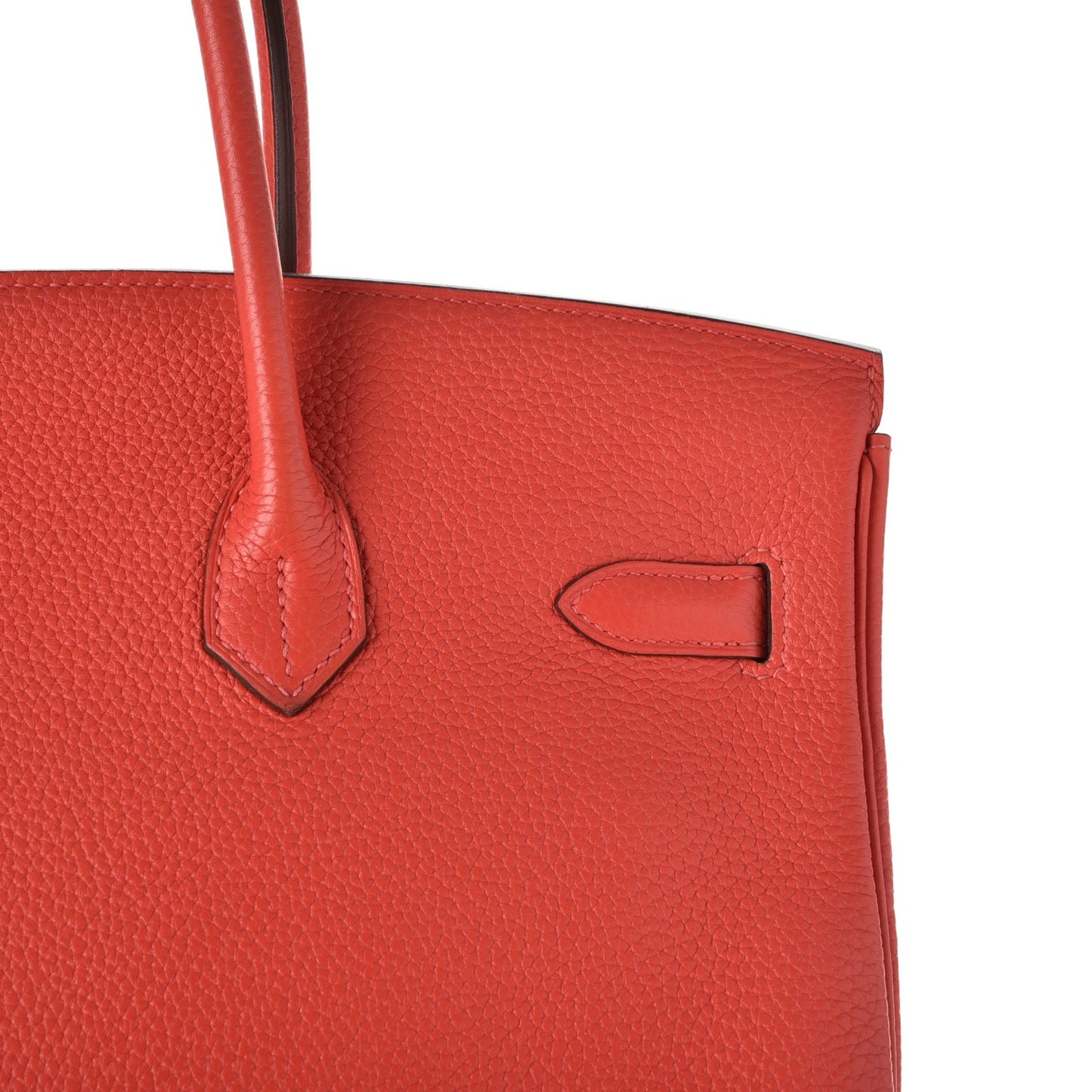 Togo Birkin 35 Rouge Pivoine