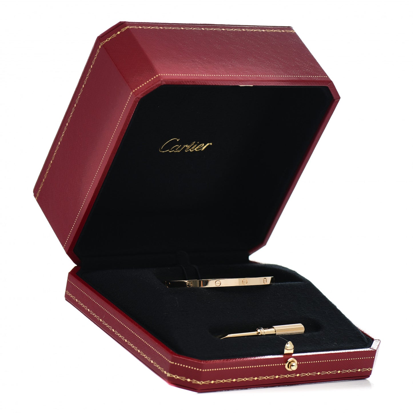 18K Yellow Gold Small LOVE Bracelet 16
