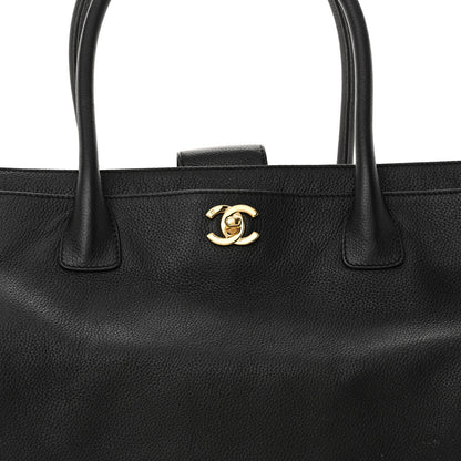 Chanel Caviar Cerf Executive Shopper Tote Black 8 of 16