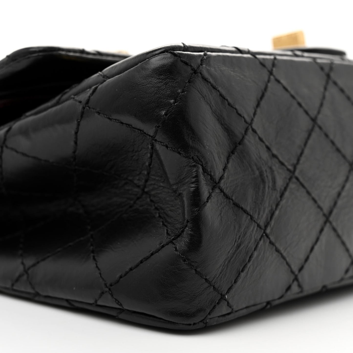 Aged Calfskin Lucky Charms 2.55 Reissue 225 Flap Black