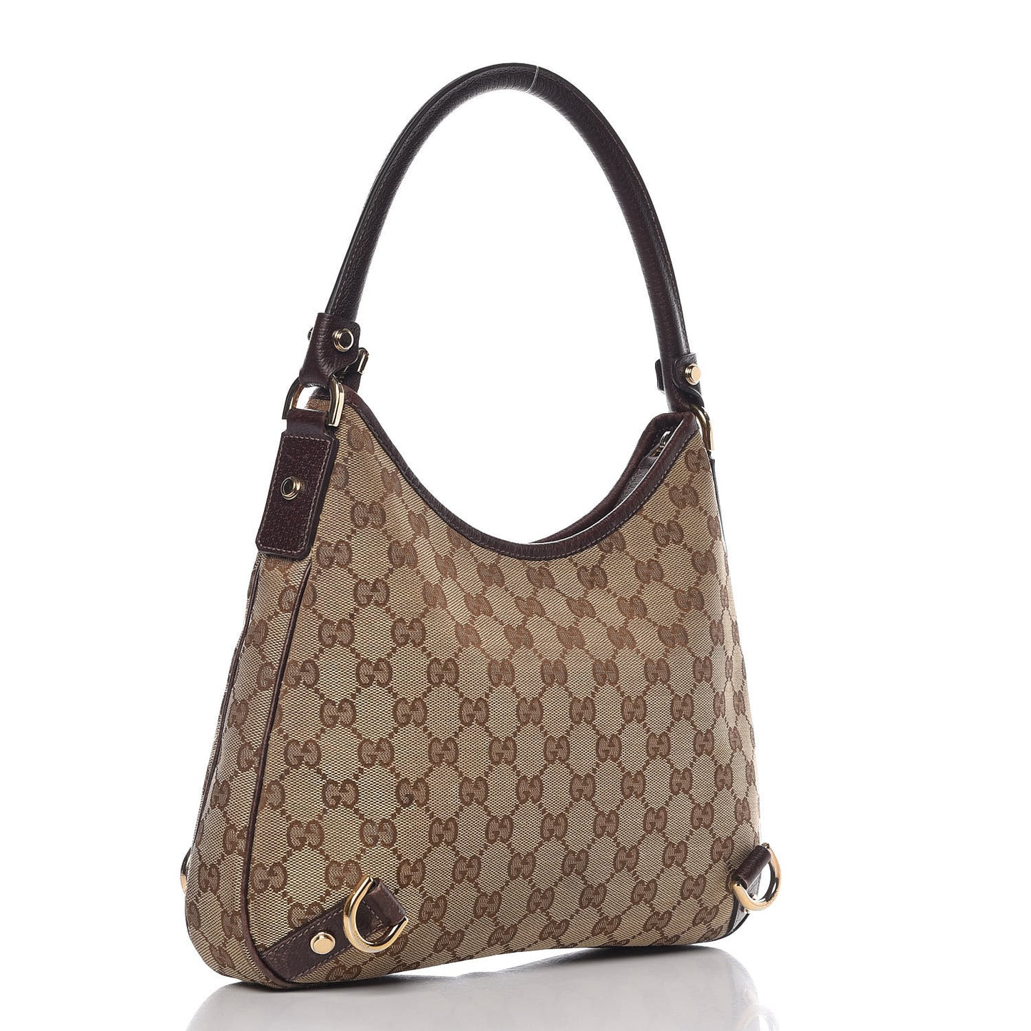 Monogram Medium Abbey D Ring Hobo Brown