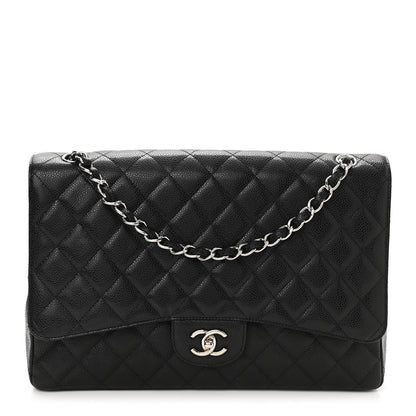 Chanel Caviar Quilted Maxi Single Flap Black 1 of 11