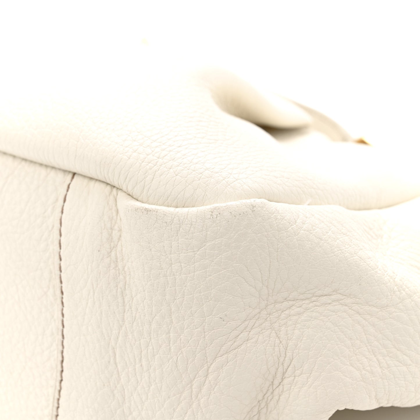 Cervo Pleats Small Shoulder Bag Talco