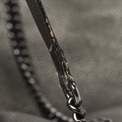 Gucci Metallic Pebbled Calfskin Medium Soho Chain Shoulder Bag Sasso 10 of 12