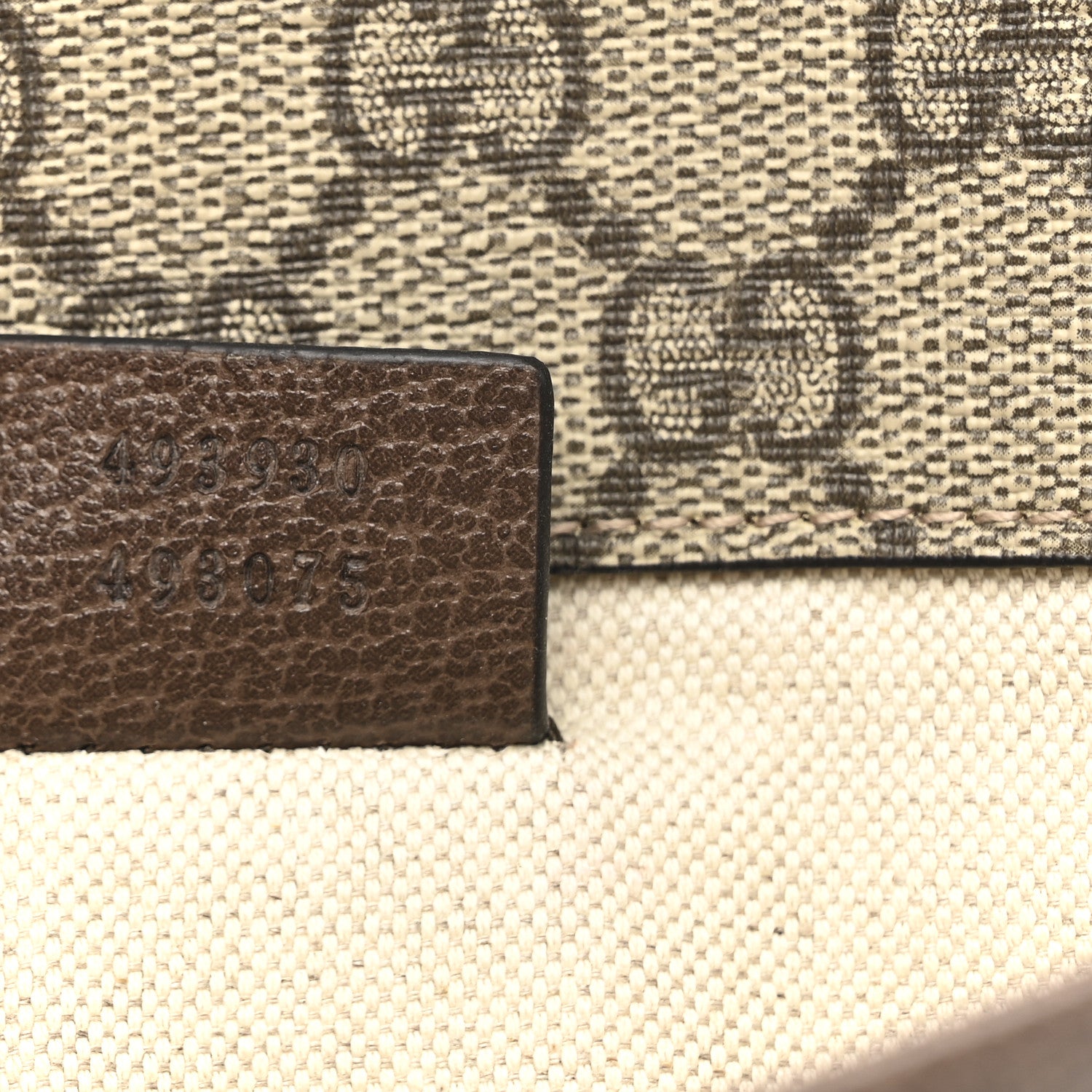 Gucci GG Supreme Monogram Neo Vintage Web Belt Bag Brown 7 of 13
