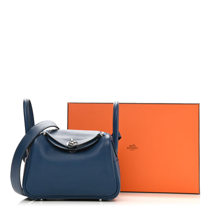 Hermes Swift Mini Lindy 20 Deep Bleu 11 of 11