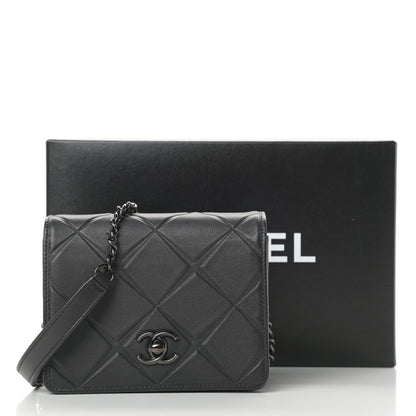 Chanel Calfskin Mini Propeller Flap Black 11 of 11