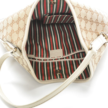 Gucci Monogram Medium New Britt Hobo Off White 5 of 7