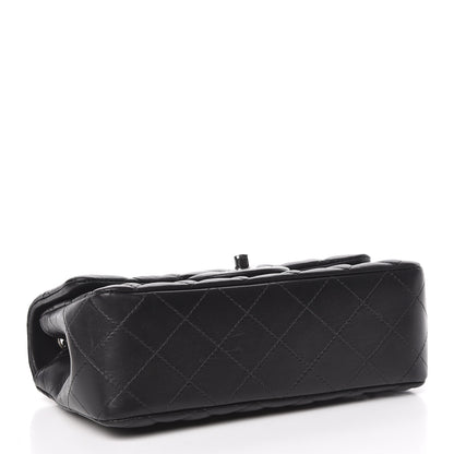 Chanel Lambskin Quilted Mini Rectangular Flap Black 4 of 13
