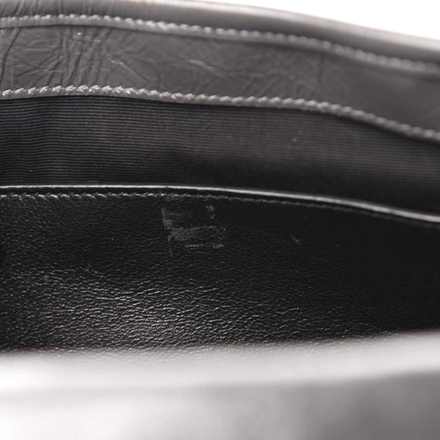 Crinkled Calfskin Matelasse Monogram Medium Niki Chain Satchel Storm