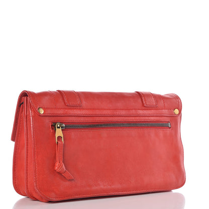Proenza Schouler Lambskin PS1 Pochette Clutch Bright Red 3 of 8