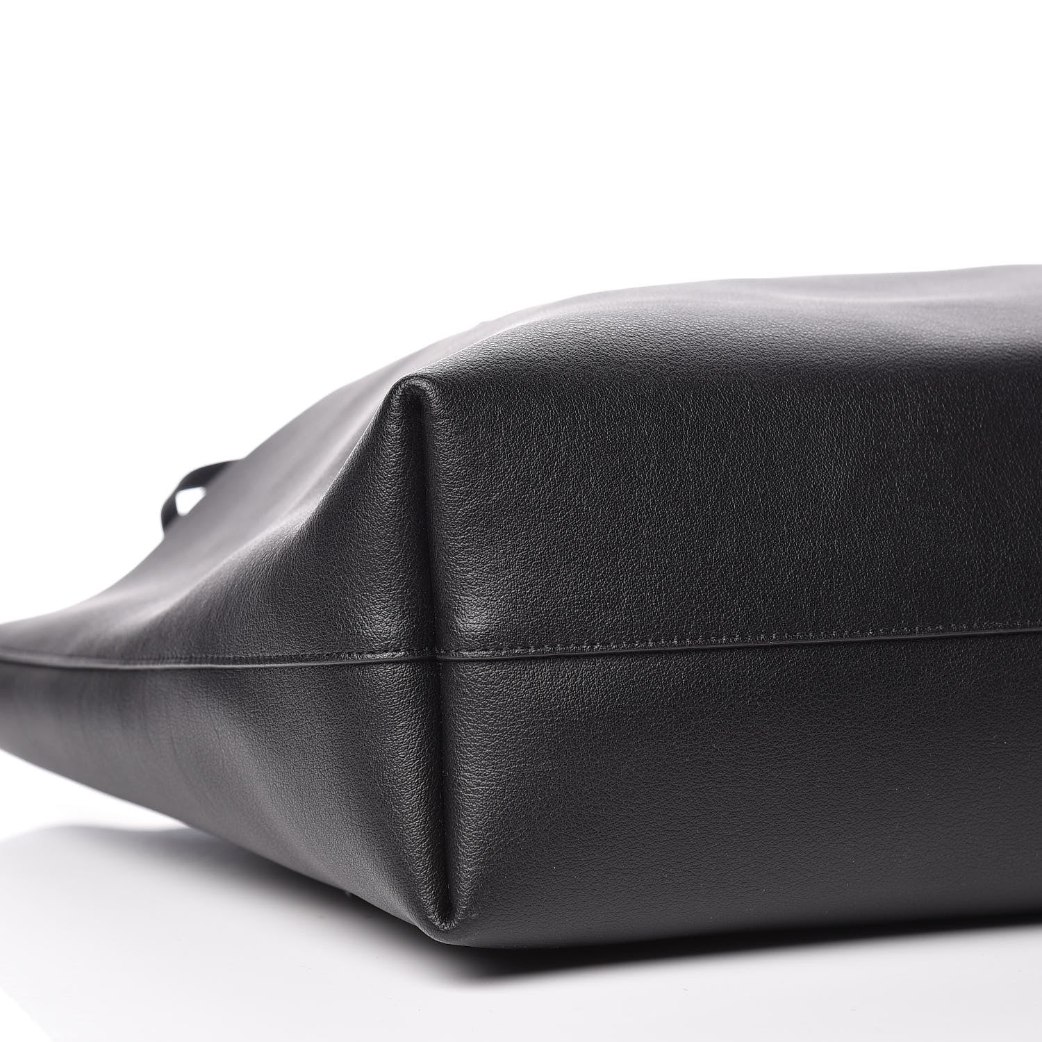 Saint Laurent Calfskin Large Shopping Tote Black 10 of 11