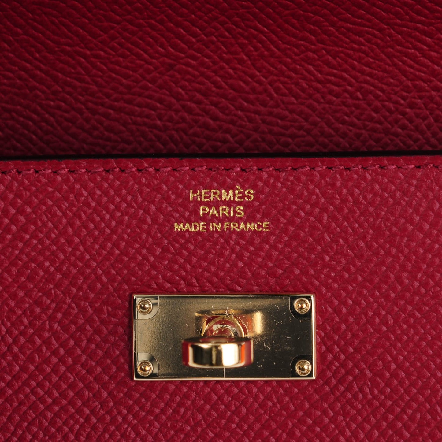 Epsom Kelly Longue Wallet Rouge Grenat