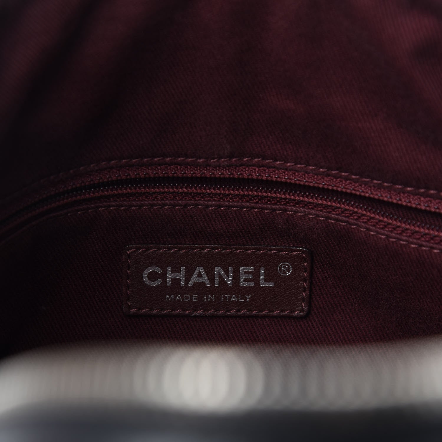 Chanel Iridescent Calfskin Quilted Coco Daily Dark Grey 8 of 11