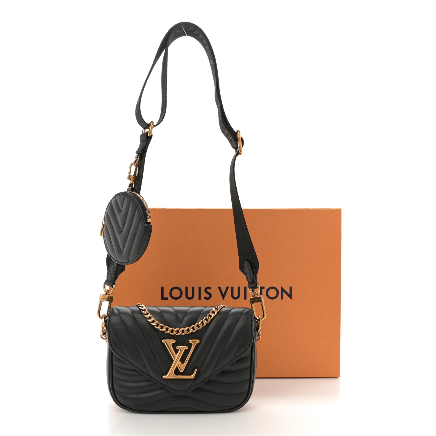 Louis Vuitton Calfskin New Wave Multi Pochette Black 10 of 10