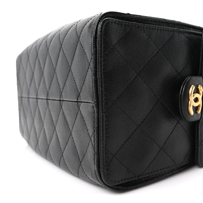 Chanel Caviar Quilted Small Chanel 25 Handbag Black 10 of 10