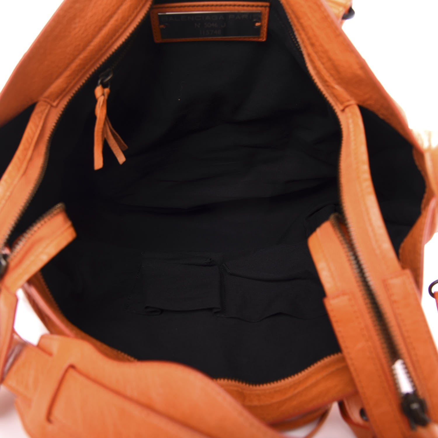 Balenciaga Agneau Classic Hardware City Tangerine 5 of 12