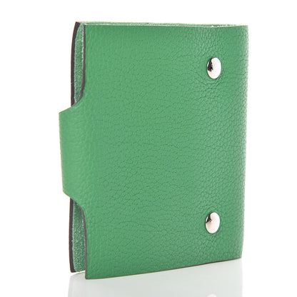 Hermes Taurillon Clemence Ulysse Mini Notebook Bambou 3 of 8