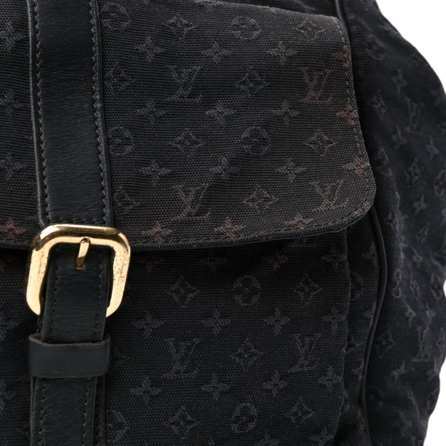 Mini Lin Monogram Louise Bag Blue