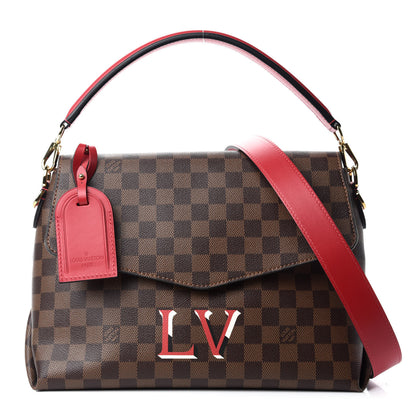 Louis Vuitton Damier Ebene Beaubourg MM Scarlet 1 of 10
