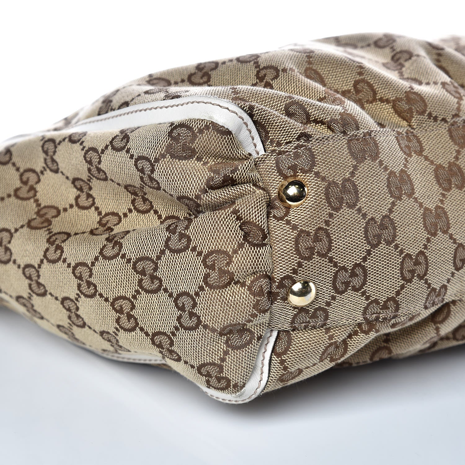 Gucci Monogram D Gold Tote Off White 8 of 18